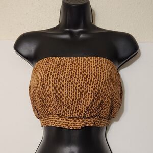 Dress Forum animal Print Tube top crop sleeveless festival grunge rave